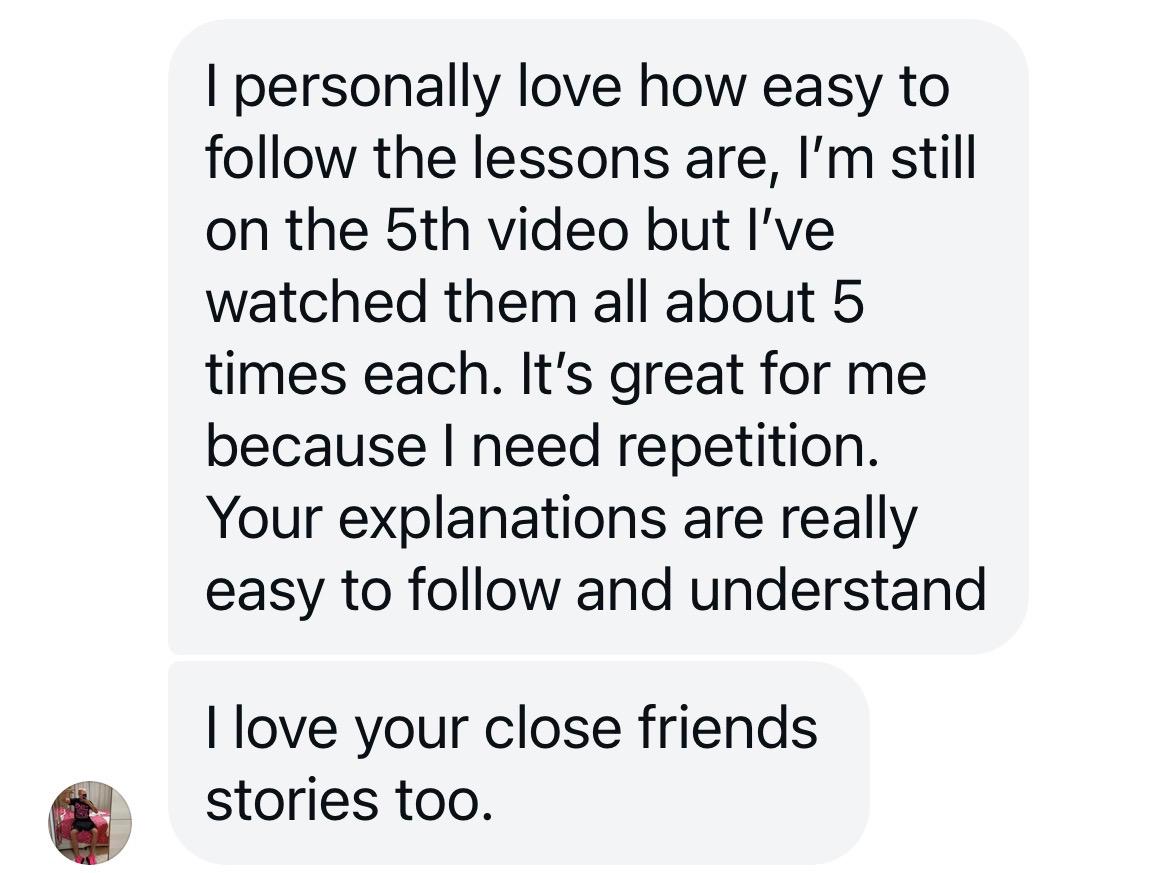 Student feedback 1